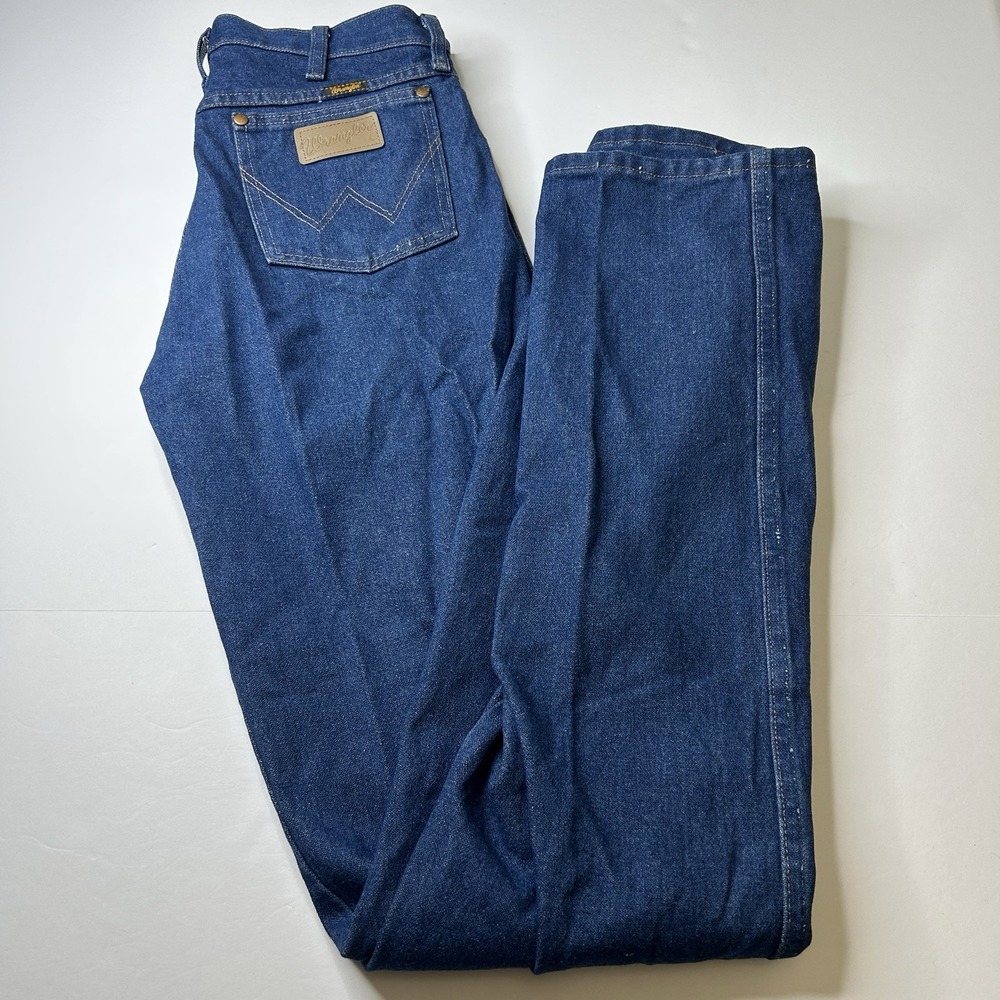VTG 90s Wrangler H3MWZPW Blue Denim Jeans Cowboy Cut Relaxed 31x40 Fits 31x38